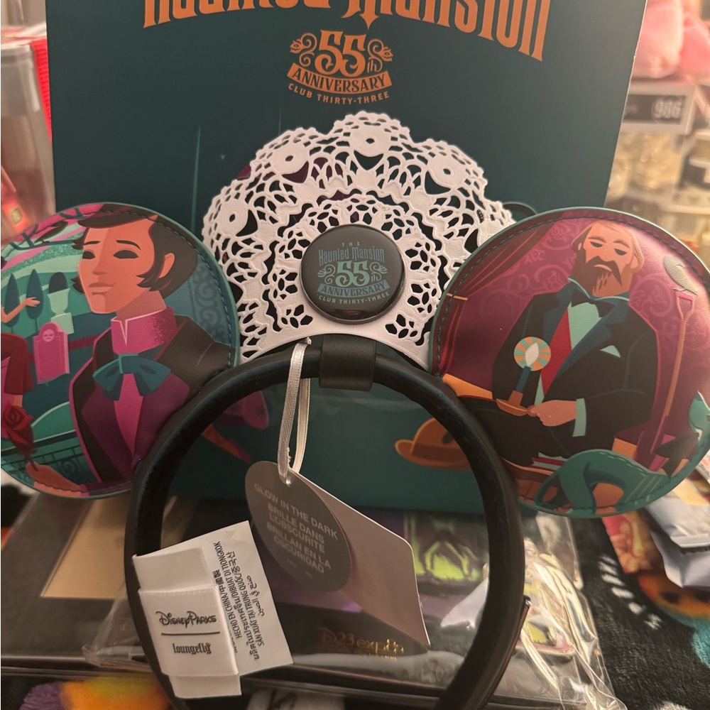 Club 33 Disney Parks Haunted Mansion 55th Anniversary Ears